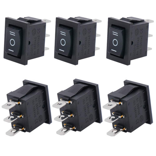 6pcs rocker switch pins 3 - /6pcs,