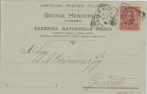 1902 livorno advertising - livorno,