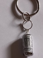Monsters...Energy Drink Can Keyring White#ufc#logan