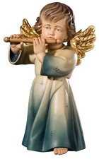 ANGELO CON FLAUTO IN LEGNO