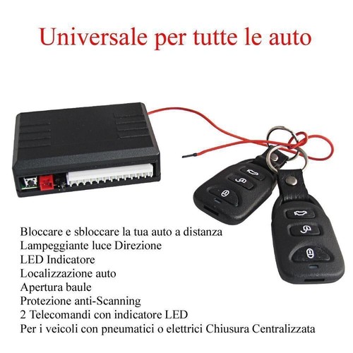 Kit set chiusura centralizzata - kit,