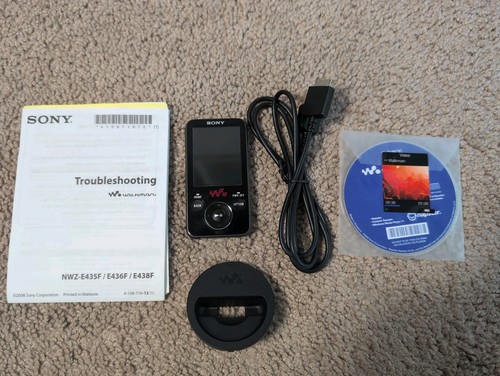 Sony walkman nwz e436f black - sony,