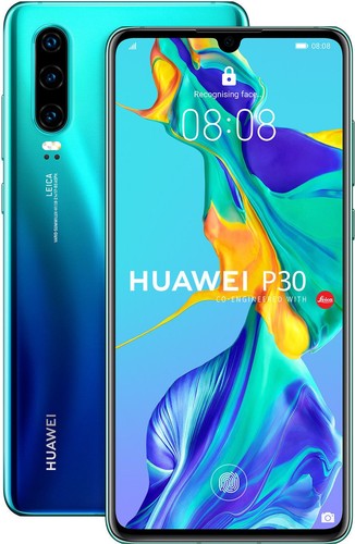 Huawei p30 128gb blu aurora - blu,