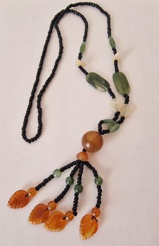 Collana con perline realizzata - perline,