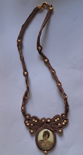 Collana soutache artigianale - collana,