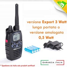 Midland G7 Pro Single PMR + LPD - Radiotrasmettitore, Nero C1090.08