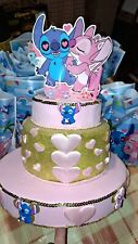 TORTA+SACCHETTI 40PZ DI Stitch O MINNIE  Compleanno BIMBI TORTA+Sacchettini  Sti