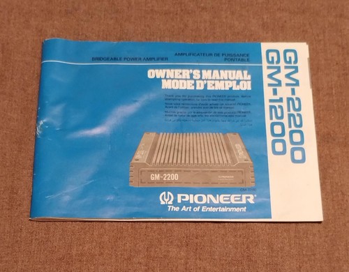 Manuale uso pioneer 2200 - manuale,