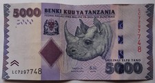 Tanzania 5000 Shilingi