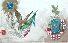 bz107 cartolina militare torino magazzino centrale militare www1 prima guerra
