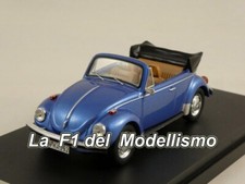 IXO Volkswagen Super Beetle covertible metallic blue 1973 1/43 PRD 531 PRD531