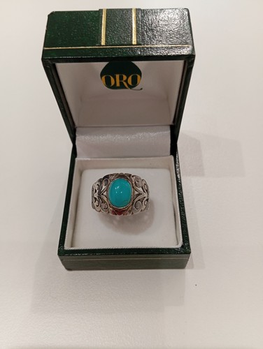 Anello argento lavorazione - , in