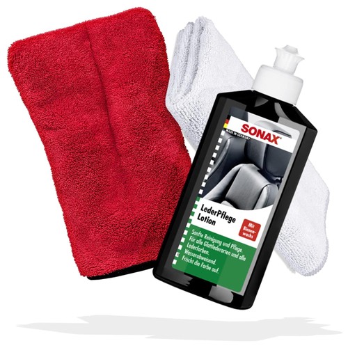 Set cura pelle auto sonax - cura,