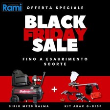 Promo Black Friday - Compressore BALMA Sirio MF20 + Kit accessori ABAC