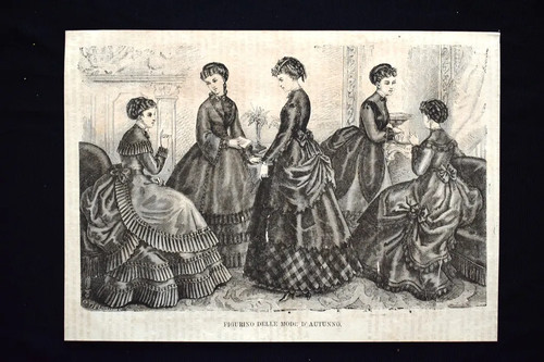 Figurino delle mode autunno - figurino, d'autunno