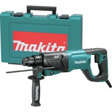 Makita HR2641-R D-Handle 1" SDS-Plus AVT Martello Rotante Certificato Ricondizionato