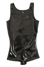 Body uomo sexy pelle PU slim