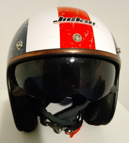 Casco moto dot retro open - moto,