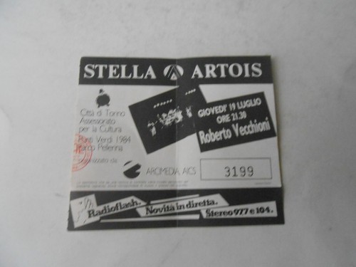 Biglietto concerto roberto - biglietto, concerto-roberto