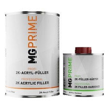 Kit 2K riempitivo epossidico & indurente HS Primer per auto bianco 1,3kg