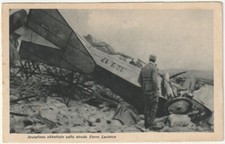 AVIAZIONE MILITARE - AEROPLANO ABBATTUTO SULLA STRADA FARRA LUCINICO -48811-