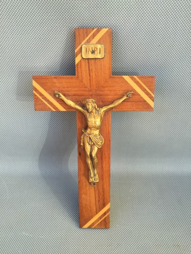 Antico crocifisso legno - antico,
