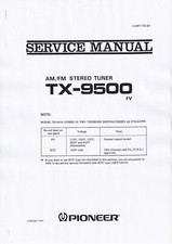 Manuale di servizio per Pioneer TX-9500 