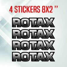 4 ROTAX POWERED STICKERS