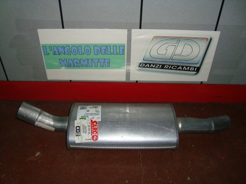 Marmitta scarico anteriore - marmitta,