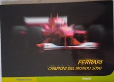 FERRARI - MERAVIGLIOSO FOLDER POSTE ITALIANE CAMPIONI MONDO 2000. NUOVO