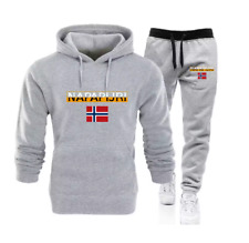 Tuta felpa maglia uomo sportiva Jogging sport cappuccio + pantalone vari colori