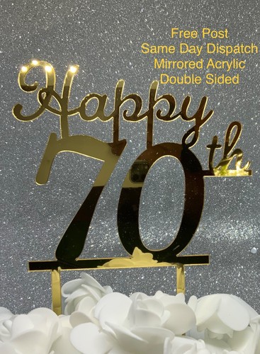 Cake topper compleanno - 70,