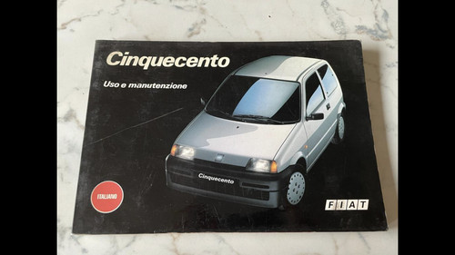 Fiat cinquecento manuale uso - cinquecento,