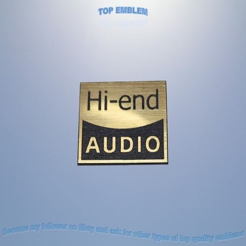 End audio emblema badge - end,