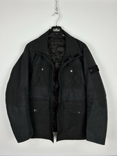 Black Stone Island Tank Shield Ghost Piece Feat Multi Layer Fusion Tech Jacket