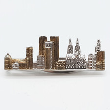 Spilla Da Cravatta In Argento 925 - SKYLINE (149)