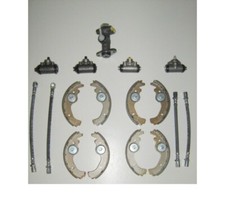KIT IMPIANTO COMPLETO FRENANTE FIAT e AUTOBIANCHI 500 GIARDINIERA fino 1968