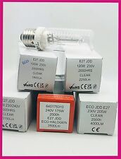 Lampadina E27 230V Alogena Tubolare ceramica chiara 100W 120W 160w 175w 205W ECO