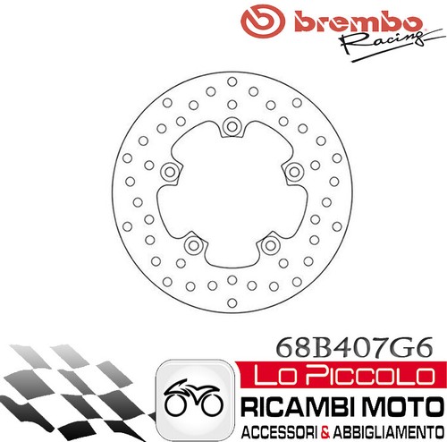 Disco freno posteriore brembo - freno,