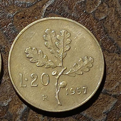 Repubblica italiana 20 lire - repubblica,