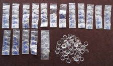 GRANDE LOTTO DI 170 VETRI PLEXI NUOVI PER OROLOGIO VINTAGE