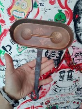 Antica Leccarda Ovale in Rame