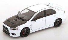 1:18 VIAT Mitsubishi Lancer Evo X bianco/carbonio