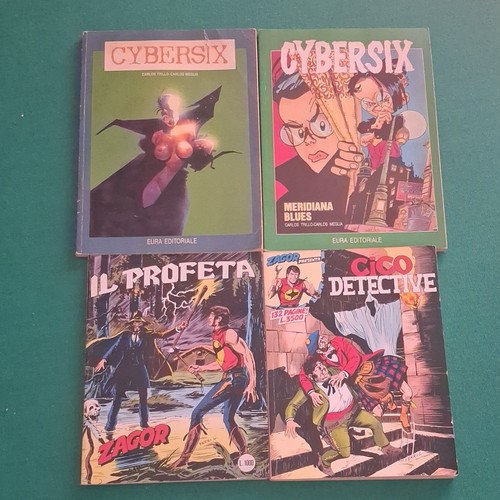 Lotto cybersix zagor - n.1-3,