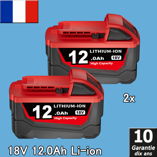 2pack pour batterie milwaukee - pour,