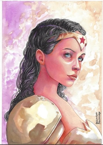 Wonder woman 9x12 originale - wonder,