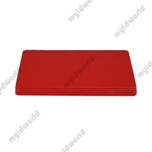 Carte pvc rosso cr80 - carte,
