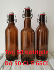 50 BOTTIGLIE PER LA BIRRA CON TAPPO MECCANICO