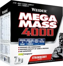 15,70 €/kg Weider GIGANTE Mega Massa 4000 Aumento di peso 7 kg