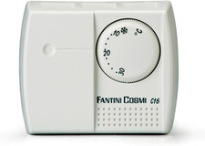 Fantini Cosmi C16 Termostato Elettromeccanico a Dilatazione Di Gas 10 ÷ 30 °C